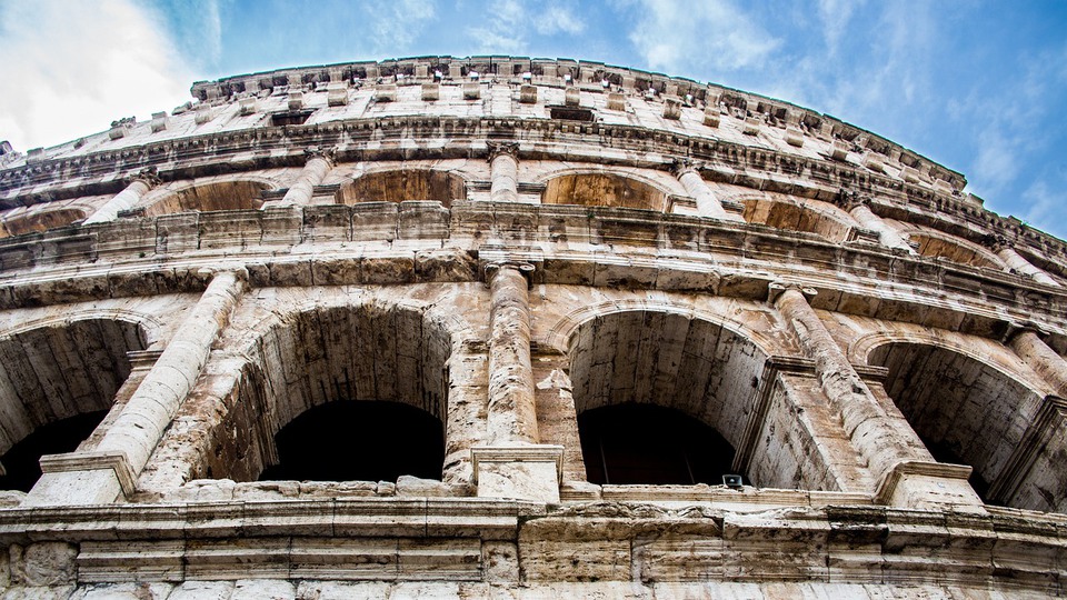 The Colosseum, Amphitheatre from the ground